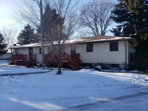 Front view of mobile homes at Carmen Terrace Mobile Home Park