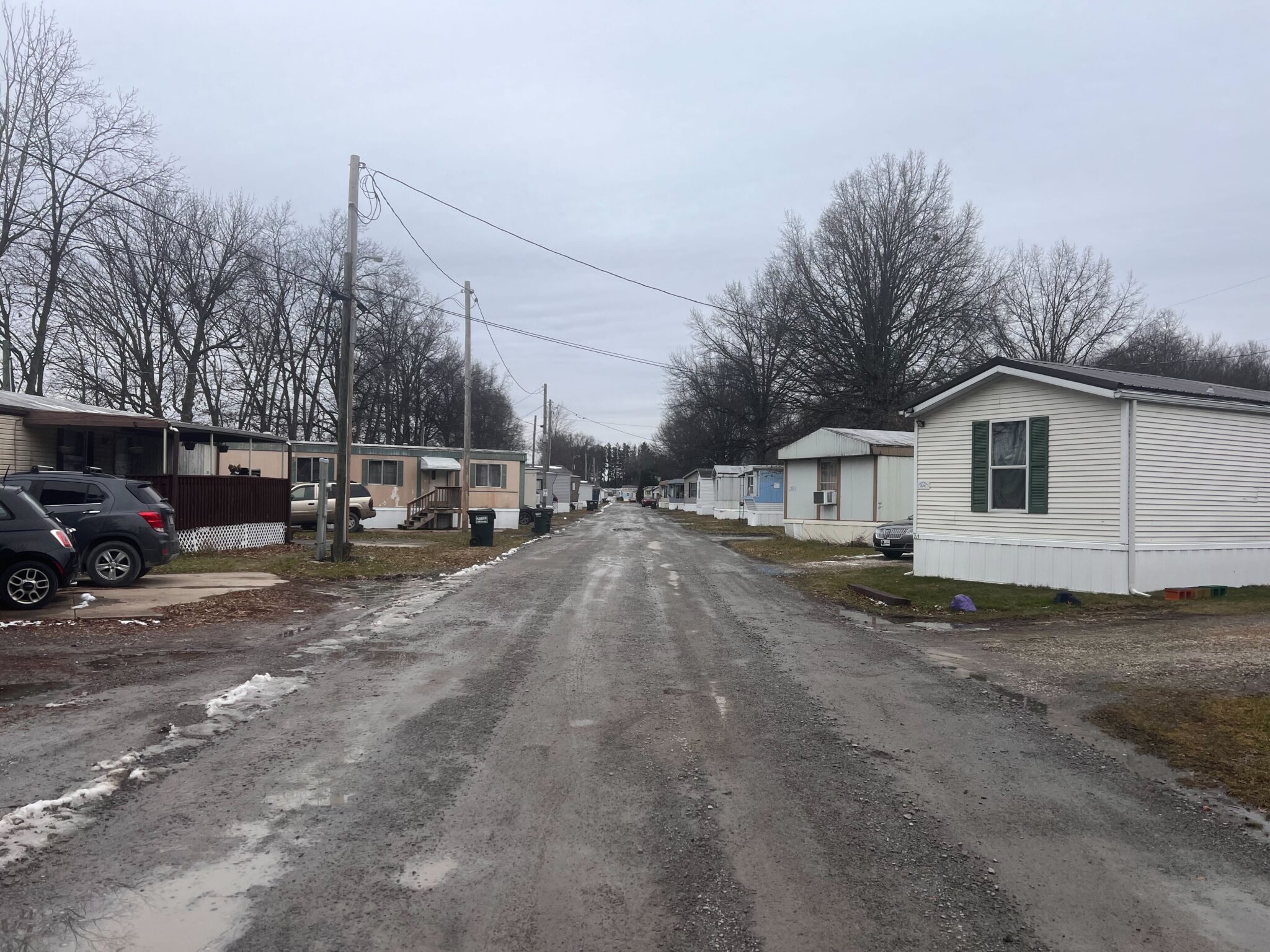 Deer Run Mobile Home Park in Ohio with well-maintained mobile homes and scenic surroundings