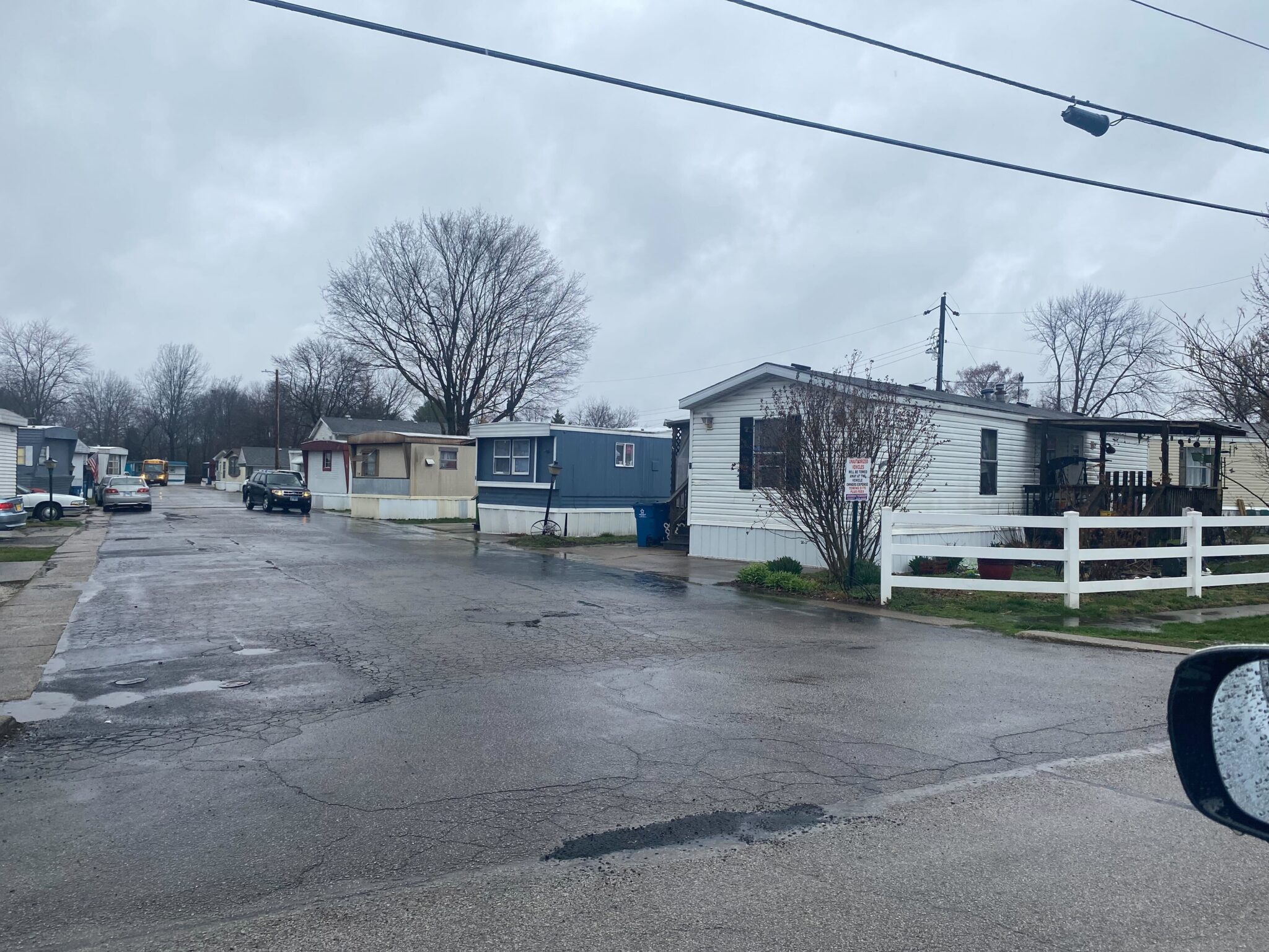 Edgewood Mobile Home Park in Springfield, Ohio featuring well-maintained mobile homes and lush, scenic surroundings