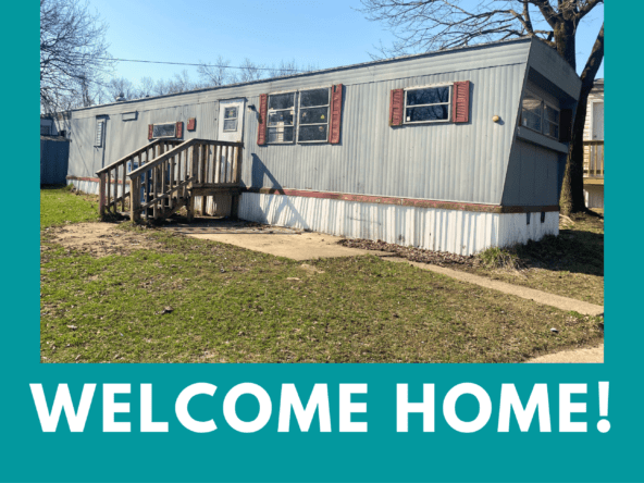 Newly renovated 2-bedroom, 1-bath mobile home for sale or rent in Hillsdale Mobile Home Park with modern touches and bright living spaces.