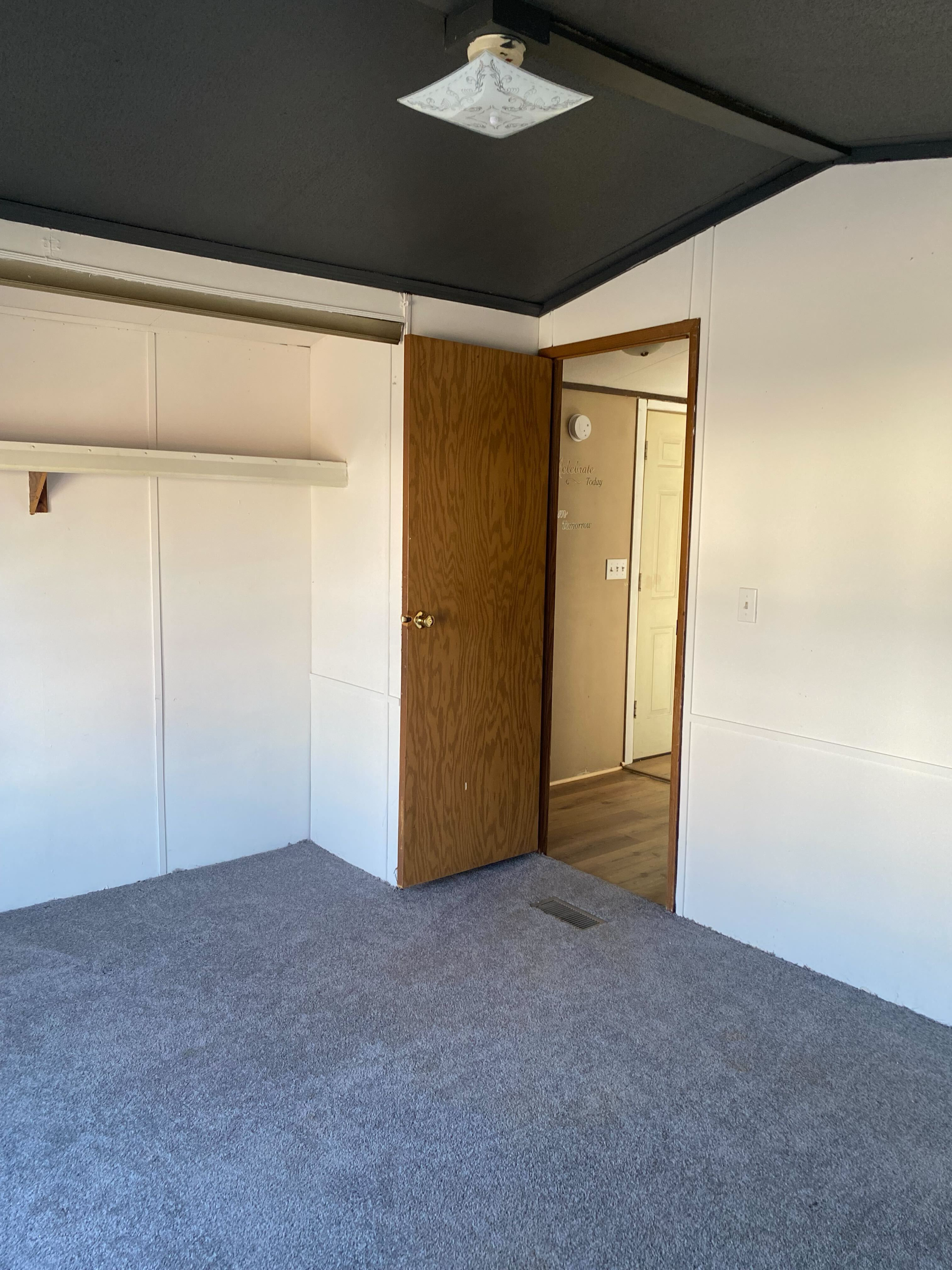 Modern 2-bedroom, 2-bathroom mobile home for sale or rent in Hillsdale Mobile Home Park with bright interiors and a comfortable kitchen.