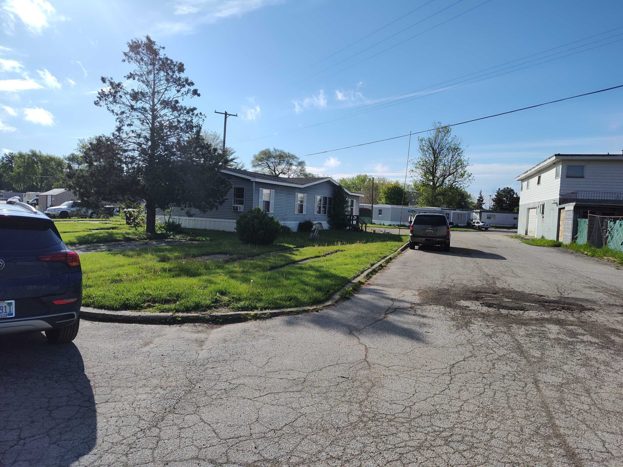 Saginaw Mobile Home Park in Michigan with well-maintained homes.