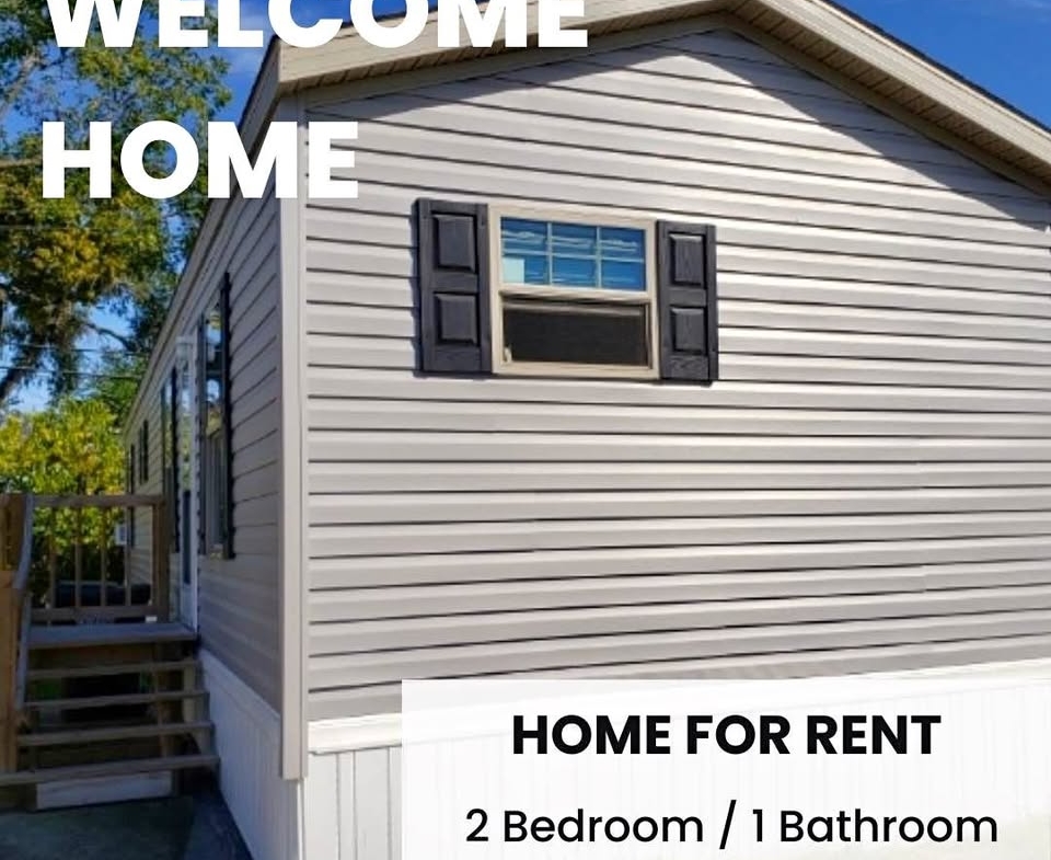 2BE/ 1BA Home for Rent | Lot #3824