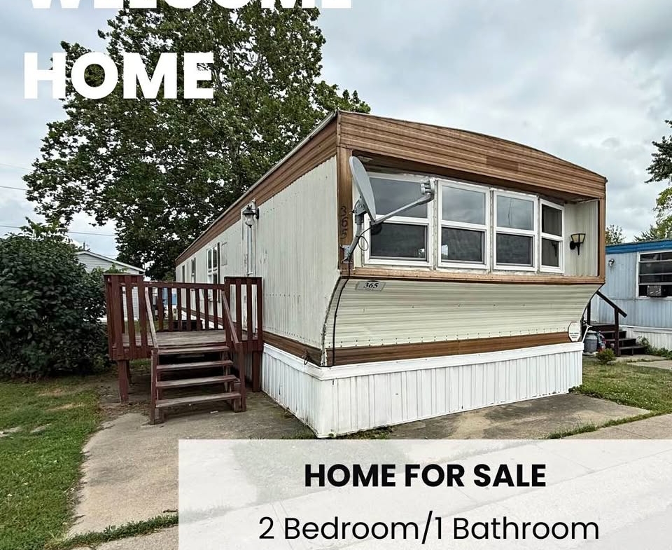 2 BE/ 1 BA Home for Sale | Lot #365J