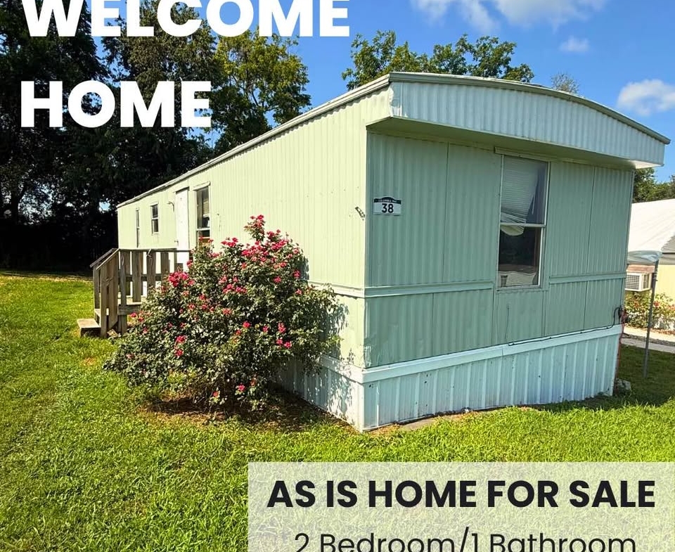 AS-IS 2BR / 1BA Home for Sale | Lot #38