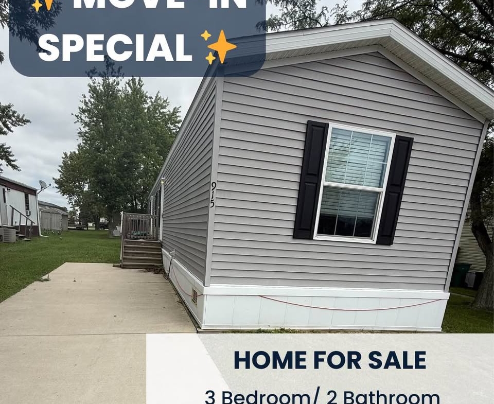 3BD/2BA Mobile Home for Sale | Lot #45