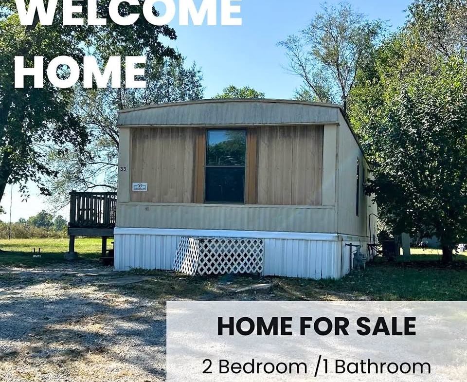 2BD/1BA Home for Sale | Lot #33