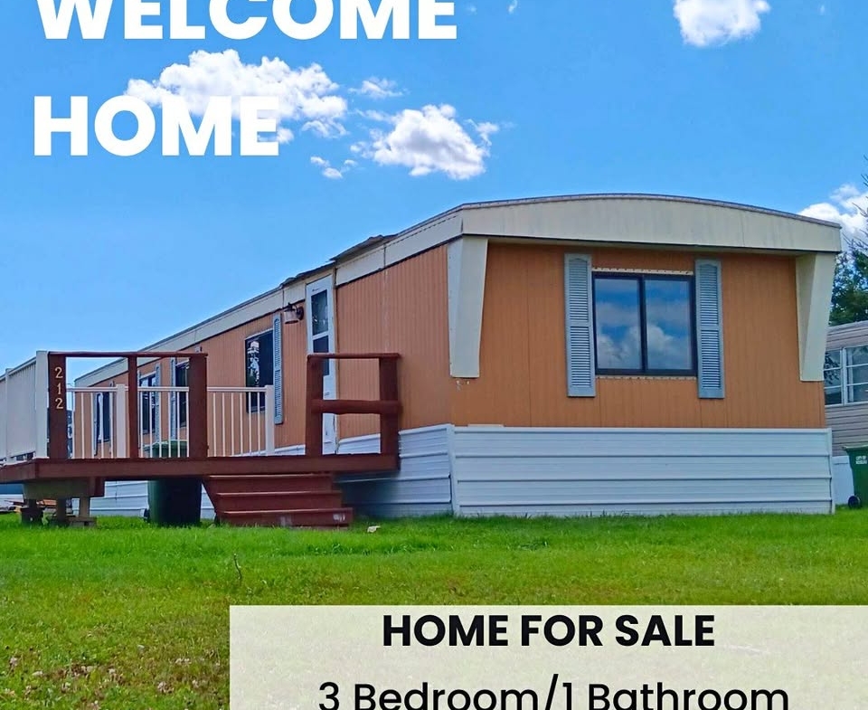 3 BE/1 BA Home for Sale | Lot #212