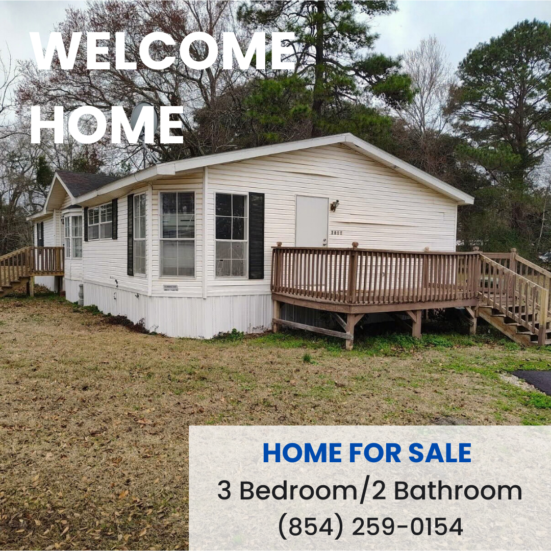 3bedroom 2 bathroom mobile home for sale in Florence, NC