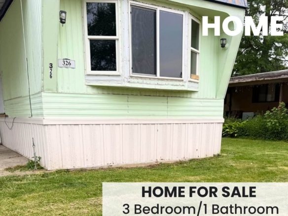 3BE/ 1BA Home for Sale | Lot #326W