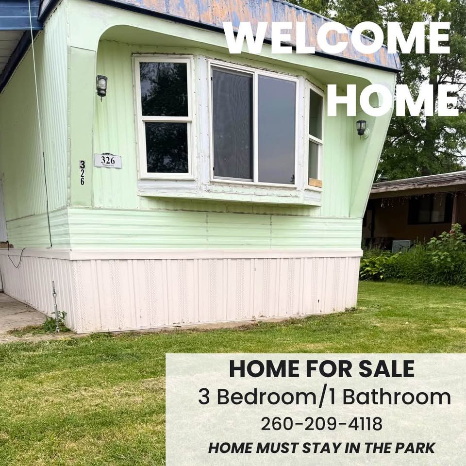 3BE/ 1BA Home for Sale | Lot #326W