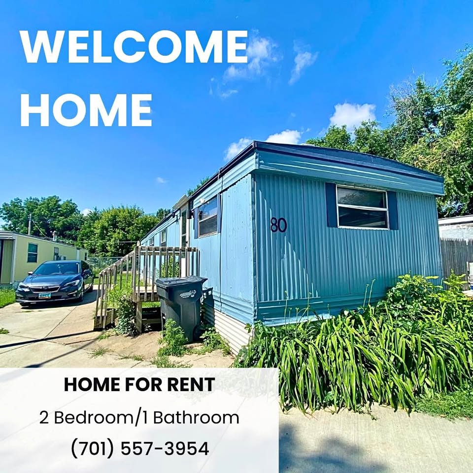 2 BR/ 1 BA Home for Rent Lot 80