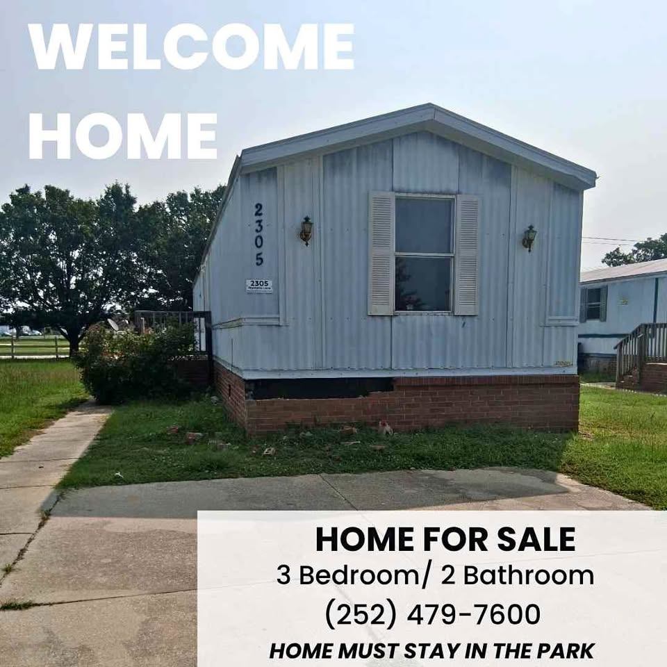3 BE/2 BA Home for Sale | Lot #2325 W