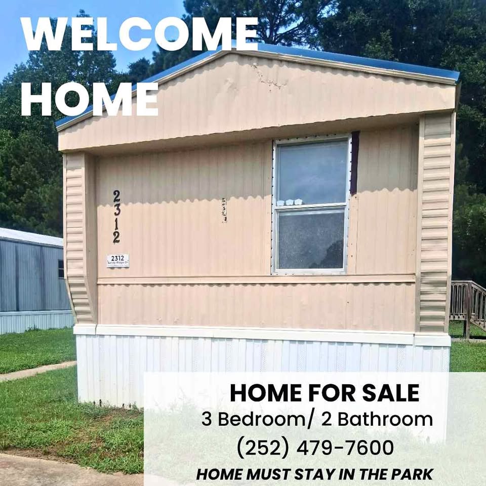 2 BE/2 BA Home for Sale | Lot #2312 S