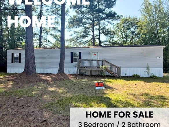 3 BE/2 BA Home for Sale | Lot #318