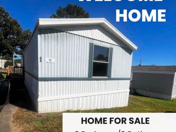 3 BE/2 BA Home for Sale | Lot #62